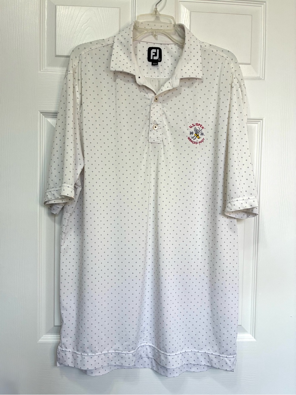 FootJoy Golf Polo Men’s Large US Open 2020 Winged Foot Shirt Sleeve Performance